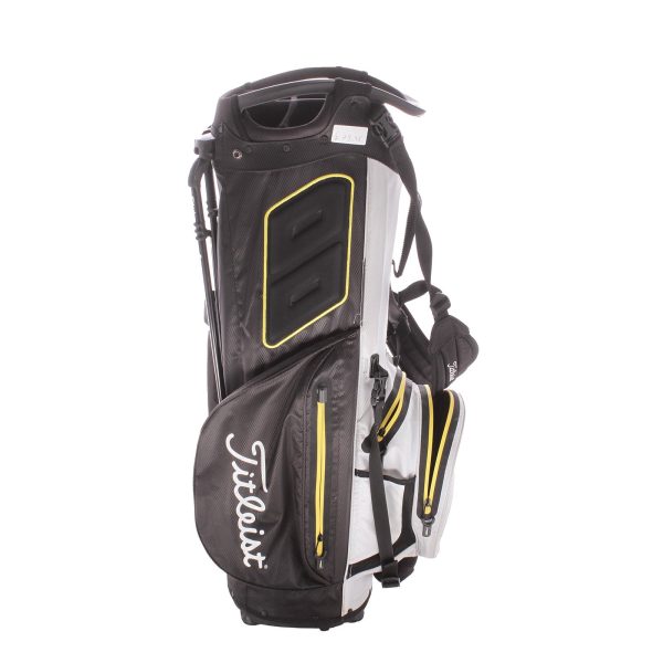 Titleist Second Hand Stand Bag - Black Grey Yellow Supply