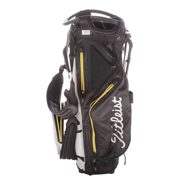 Titleist Second Hand Stand Bag - Black Grey Yellow Supply