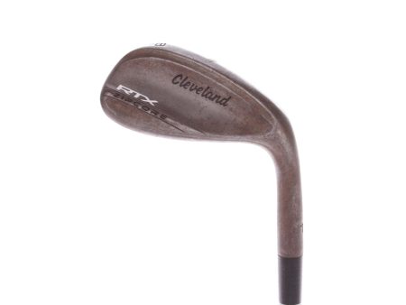 Cleveland Rtx Zipcore Raw Mid 58 Degree Lob Wedge For Cheap