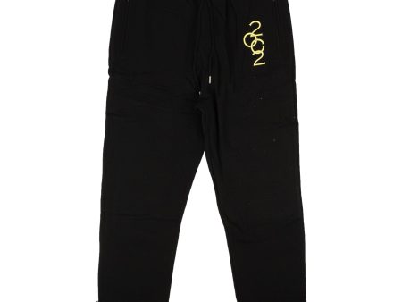 NWT OPENING CEREMONY Black Cotton Logo Relax Fit Sweatpants Size S $175 Online