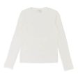 NWT JOHN ELLIOTT Chalk White Long Sleeve High Twist T-Shirt Size 1 $168 Online Sale