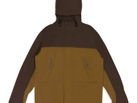 SLR-XOTW-0011 L TWO_TONE_INTERIOR_JACKET_BROWN Brown Caramel SINCLAIR Two Tone Interior Jacket Size L For Cheap