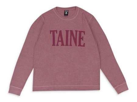 SLR-XTSH-0005 S TAINE_THERMAL_BURGUNDY Burgundy SINCLAIR Taine Thermal Size S Supply