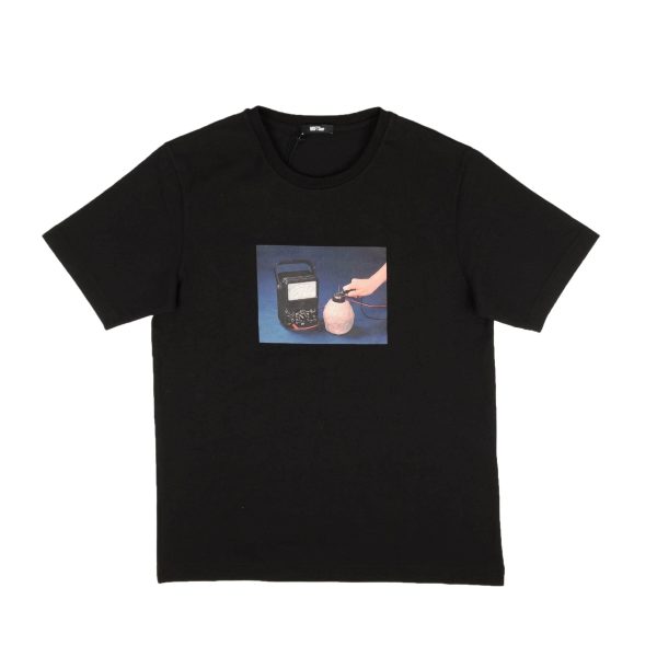 NWT MSFTS REP Black Battery Graphic Short Sleeve T-Shirt Size S $120 Online Sale