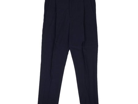 NWT OPENING CEREMONY Navy Blue Polyester Twill Trouser Pants Size 32 42 $195 For Cheap