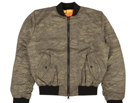 NWT PYER MOSS Green Camo Bomber Jacket Size XL $1515 For Cheap