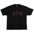 NWT 424 ON FAIRFAX Black USA Short Sleeve T-Shirt Size S $175 Cheap