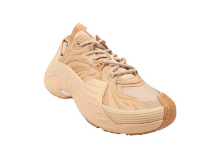 LNV-XSNK-0001 45 FM-SKIK00-MEFR-H22 Nude Lanvin Flash X Low Top Sneakers Size 45 Sale