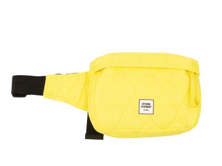 NWT OPENING CEREMONY Fluorescent Yellow Quilted Fanny Pack Size OS $95 Discount