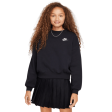 Nike Sportswear Club Fleece Boxy Crew-Neck Sweatshirt - Girl s Supply