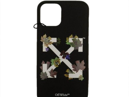 NEW OFF-WHITE C O VIRGIL ABLOH Black Leaves iPhone 11 Pro Case Size OS $115 Online Sale