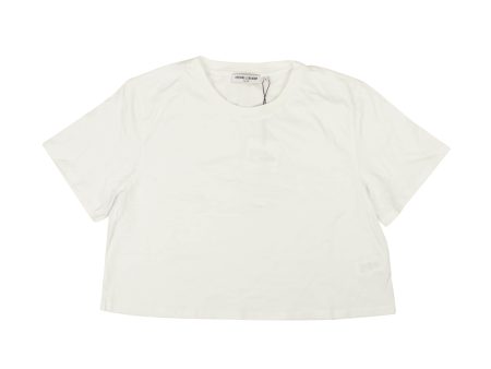 NWT Opening Ceremony CHALK BLANK OC CROPPED T-SHIRT Size M $60 For Cheap