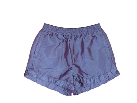 NWT OPENING CEREMONY Blue Ruffle Nylon Shorts Size S $150 For Cheap