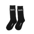 NIB BALR. Black 2 Pack Ribbed Logo Socks Size 38 $40 Discount