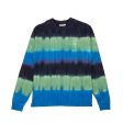 NWT OPENING CEREMONY Navy Tie Dye Logo Long Sleeve T-Shirt Size S $130 Hot on Sale