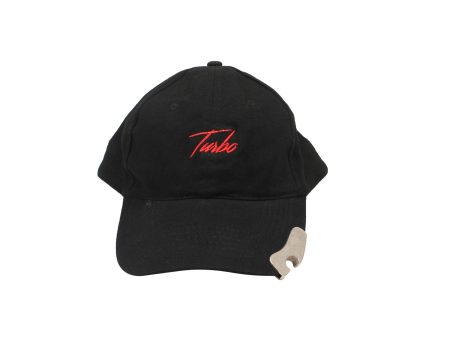 NWT Turbo BLACK BOTTLE OPENER CAP Size OS $45 on Sale