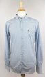 NWT Aglini Men s Blue Paisley Dots On White 100% Cotton Dress Shirt Size 46 18.5 Discount