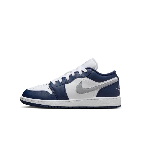 Air Jordan 1 Low  Midnight Navy Wolf Grey  - Boy s GS Discount