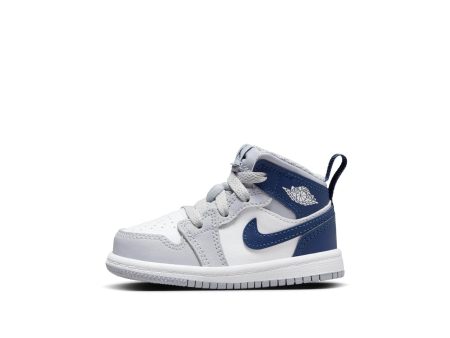 Air Jordan 1 Mid  Wolf Grey Midnight Navy  - Toddler s TD Online Hot Sale