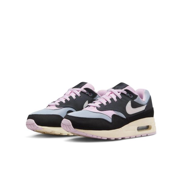 Nike Air Max 1  Black Anthracite pink Foam  - Boy s Grade School Online Sale