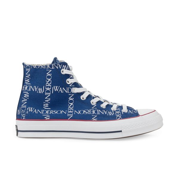 NIB J.W. Anderson x Converse BLUE CHUCK 70 HI GRID PRINT Size 9 $120 Online now